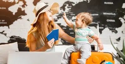 voyager avec un bébé en avion