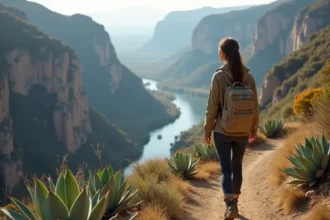 paysages préservés de l'Escóndido avec montagnes et vallées verdoyantes