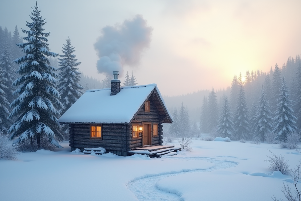 cabane bois